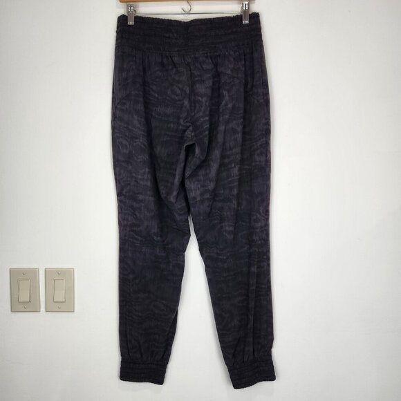 Athleta Camden Printed‎ Jogger 6 Black Moira Pull On Lightweight Stretch 486205 - Picture 2 of 8